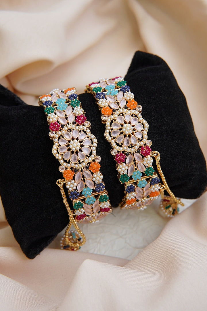 Semi - Precious Gemstones Kangan - RS ZEVARS