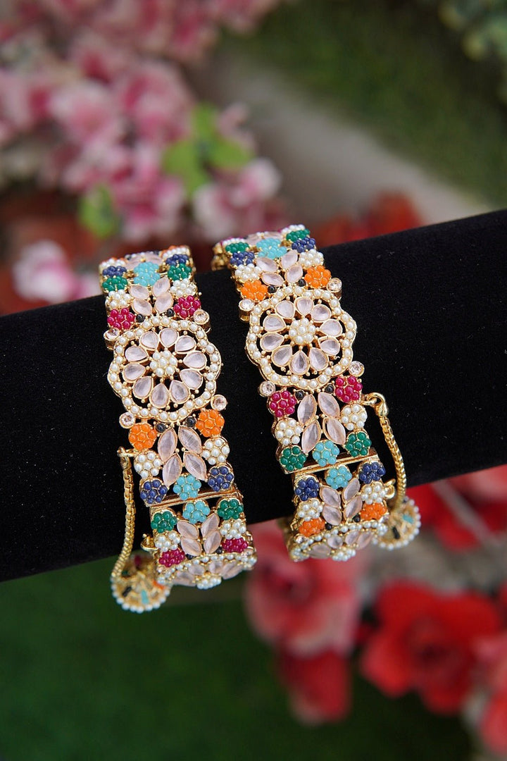 Semi - Precious Gemstones Kangan - RS ZEVARS