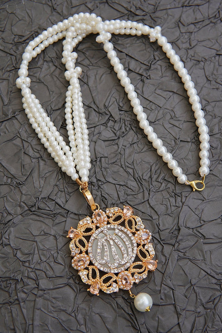 Semi Precious Stone Islamic Pendant - RS ZEVARS