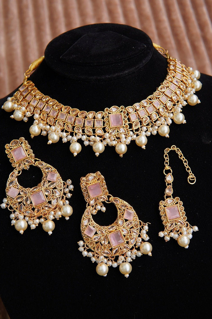 Semiprecious Stones Guluband Set - RS ZEVARS