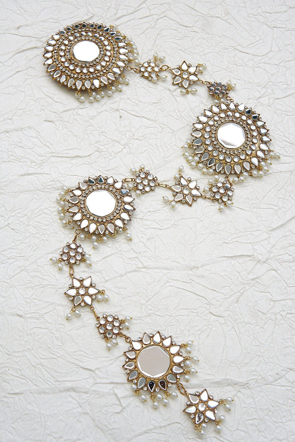 Sheesh Big Kundan Braid Paranda - RS ZEVARS