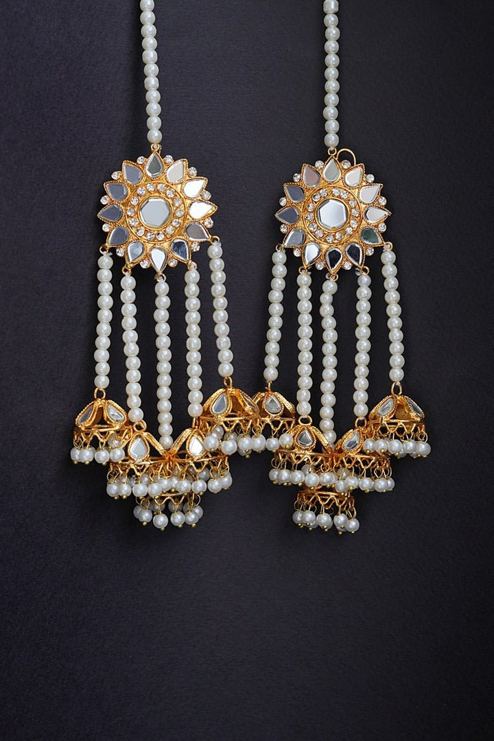 Sheesh Kundan 5 Jhumkey Earrings - RS ZEVARS
