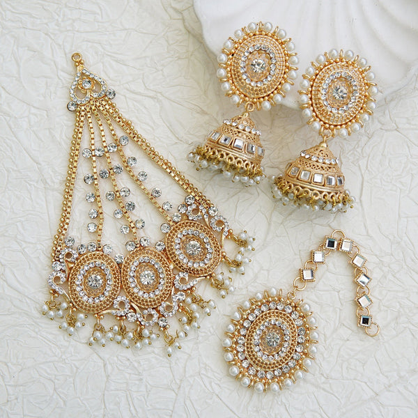 Shehnaai Shringar Bridal Tikka Passa Set - RS ZEVARS