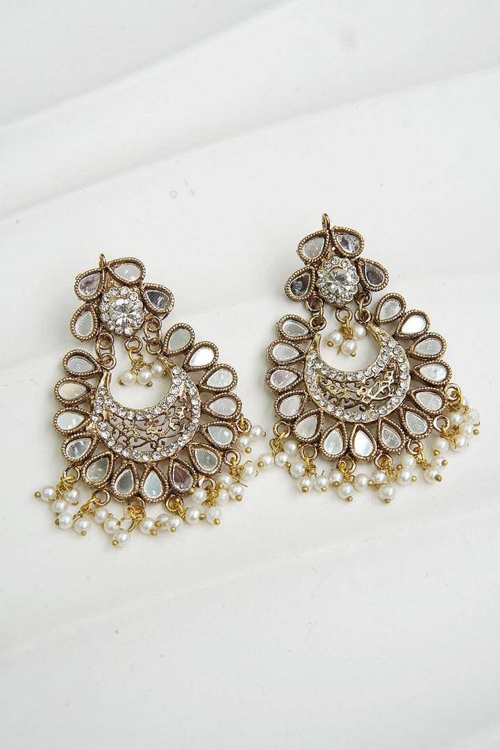 Small Manjus Chand Bali Earrings - RS ZEVARS