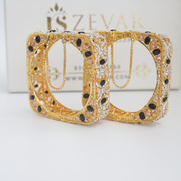 Square Shape Stones Kangan - RS ZEVARS