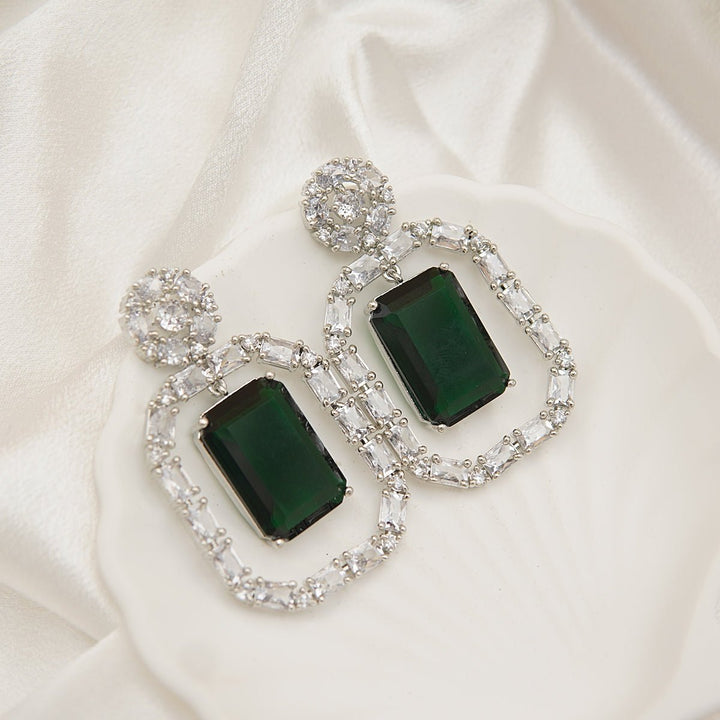 Squarey Diamonds Earring - RS ZEVARS