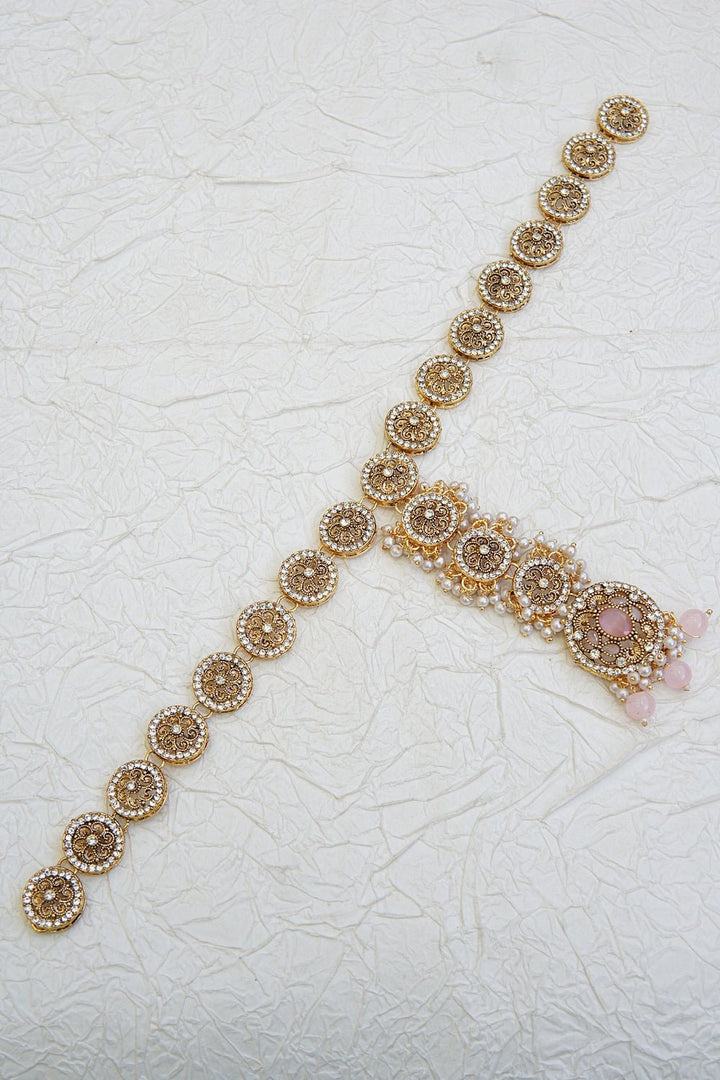 Timeless Pearl Embellished Matha Patti - RS ZEVARS