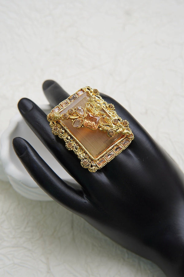 Turkish Adjustable Big Size Ring - RS ZEVARS