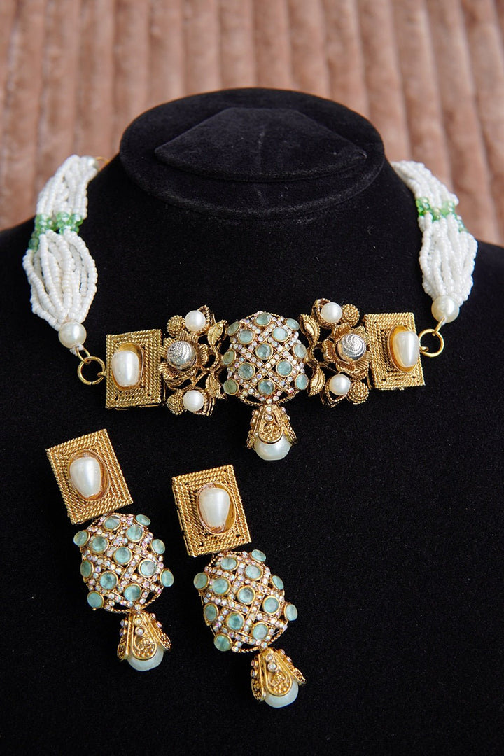 Turkish Antique Choker Set - RS ZEVARS
