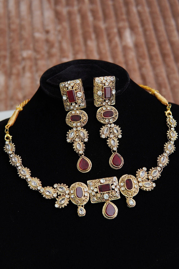 Turkish Antique Choker Set - RS ZEVARS