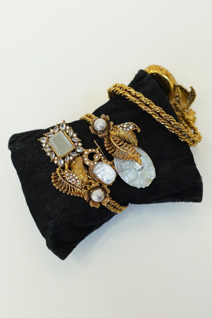 Turkish Antique Kara Bracelet Single Piece - RS ZEVARS