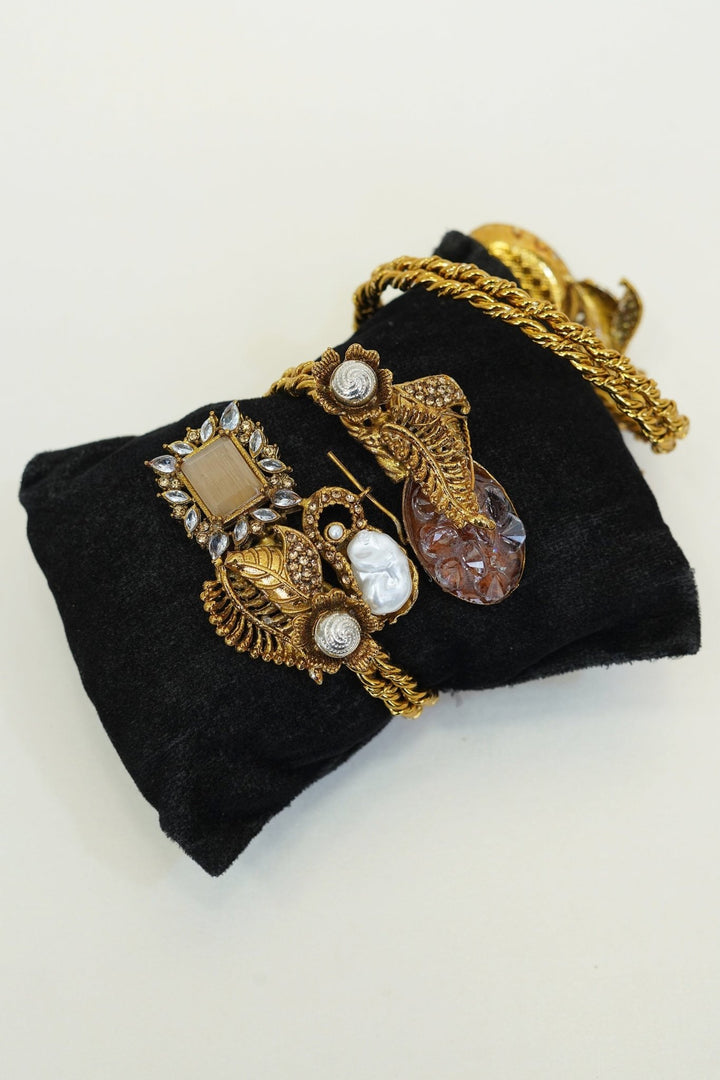 Turkish Antique Kara Bracelet Single Piece - RS ZEVARS