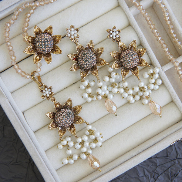 Turkish Antique Locket Combo Set - RS ZEVARS