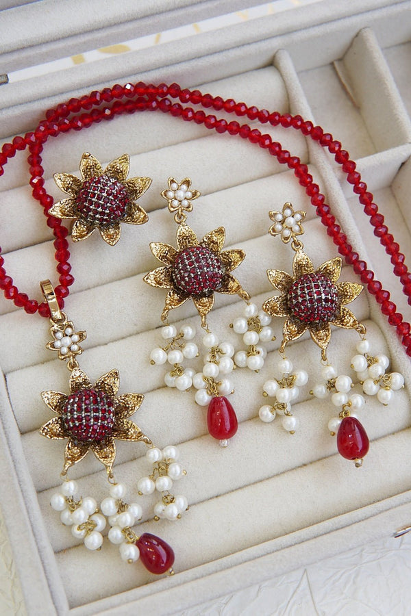 Turkish Antique Locket Combo Set - RS ZEVARS