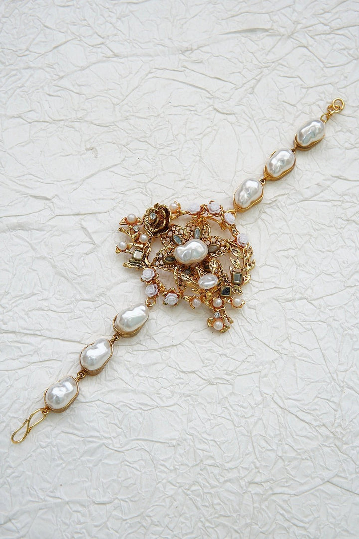 Turkish Antique Mother Pearl Bracelet - RS ZEVARS