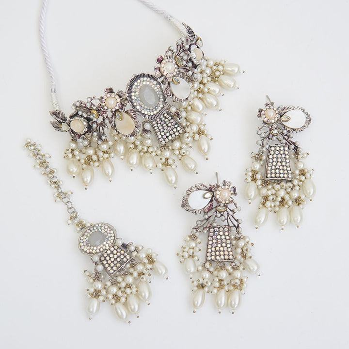 Turkish Elegant Handmade Collar Set - RS ZEVARS