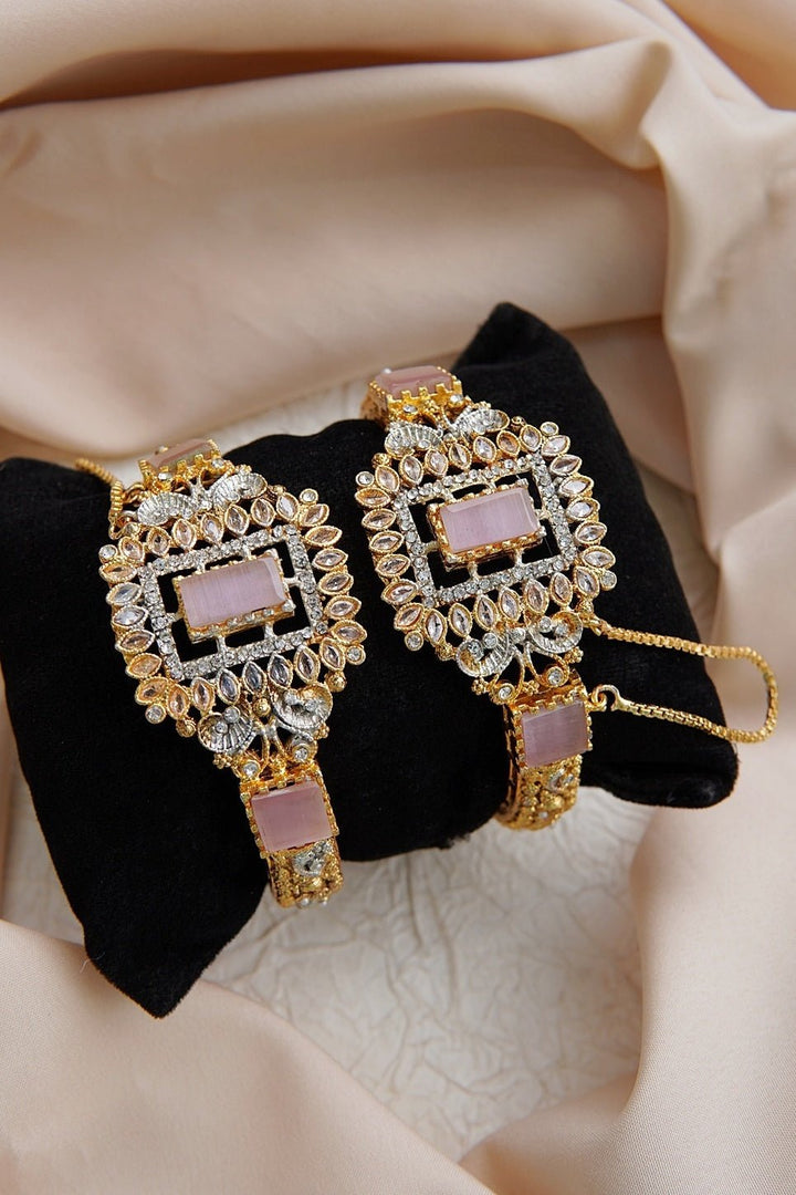 Turkish Gemstone & Zircons Karay Pair - RS ZEVARS