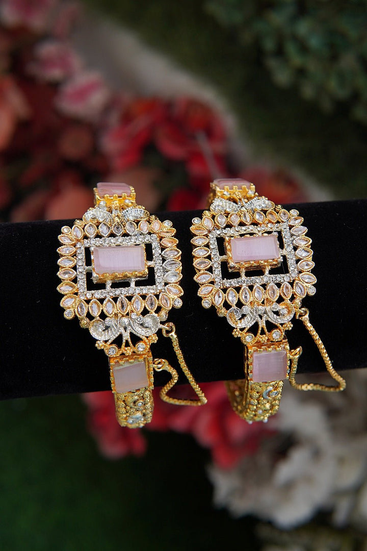 Turkish Gemstone & Zircons Karay Pair - RS ZEVARS