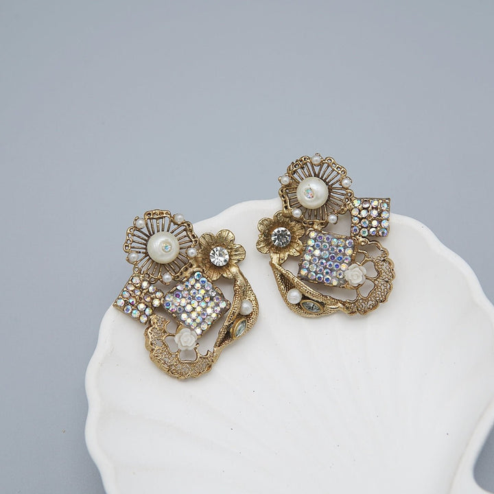 Turkish Gemstones Studded Earrings - RS ZEVARS