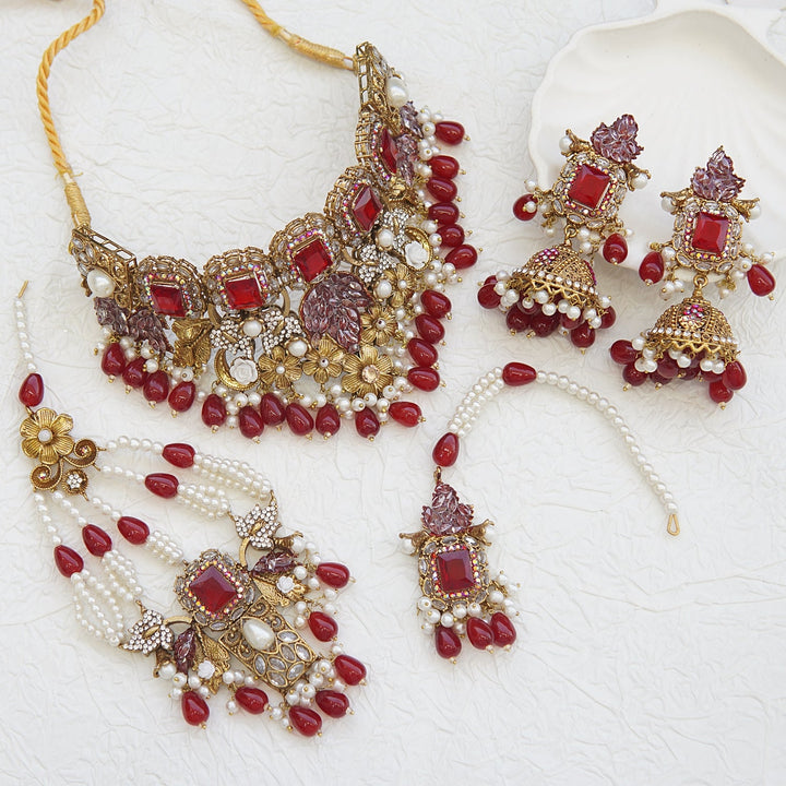 Turkish Gold Plated Bridal Set - RS ZEVARS