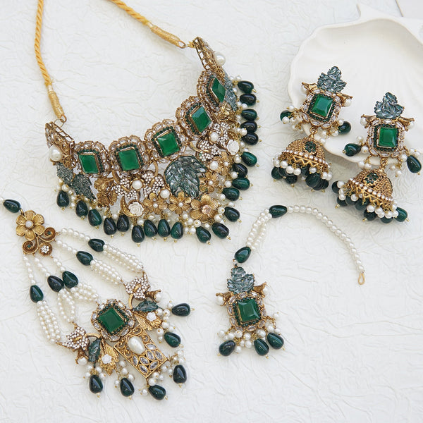 Turkish Gold Plated Bridal Set - RS ZEVARS