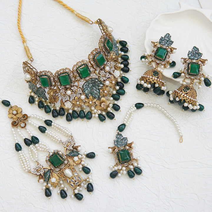 Turkish Gold Plated Bridal Set - RS ZEVARS