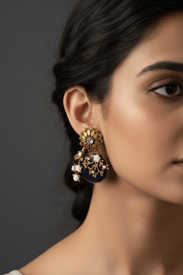 Turkish Handcrafted Earring - RS ZEVARS
