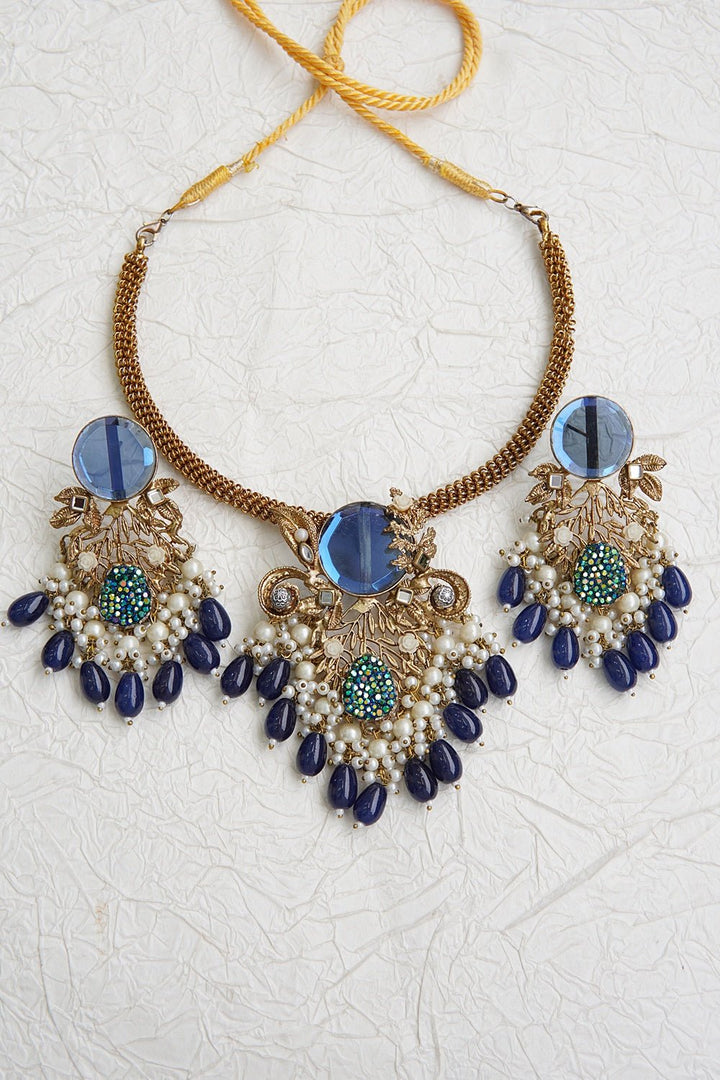 Turkish Handmade Design Necklace Set - RS ZEVARS