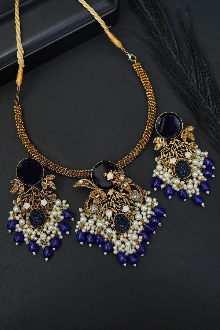 Turkish Handmade Design Necklace Set - RS ZEVARS