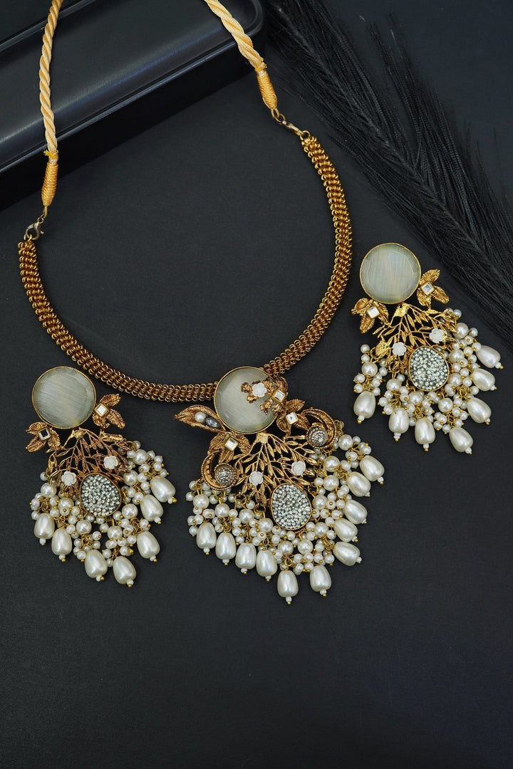 Turkish Handmade Design Necklace Set - RS ZEVARS