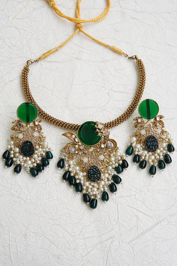 Turkish Handmade Design Necklace Set - RS ZEVARS
