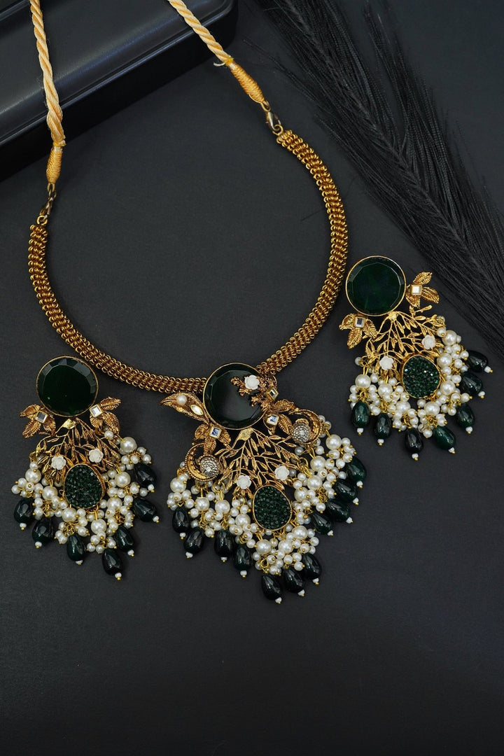 Turkish Handmade Design Necklace Set - RS ZEVARS