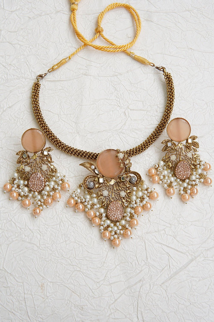 Turkish Handmade Design Necklace Set - RS ZEVARS
