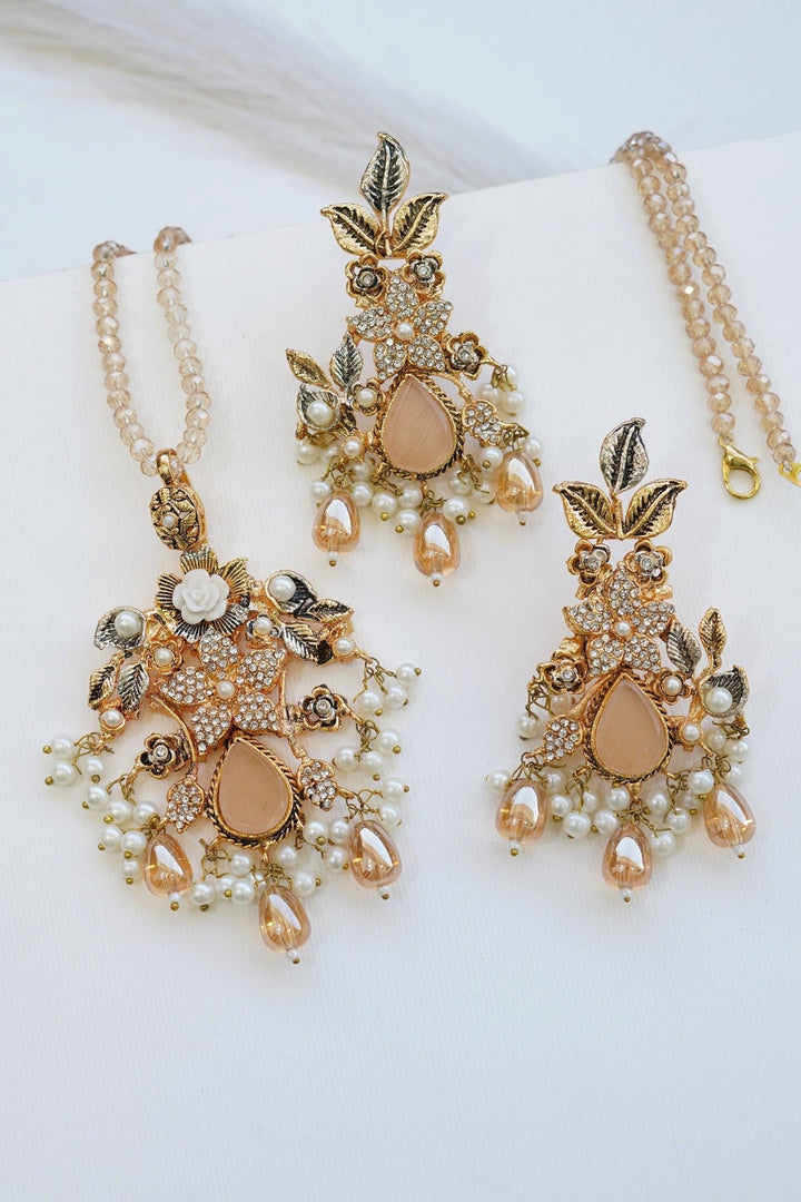 Turkish Handmade Pendant Set - RS ZEVARS