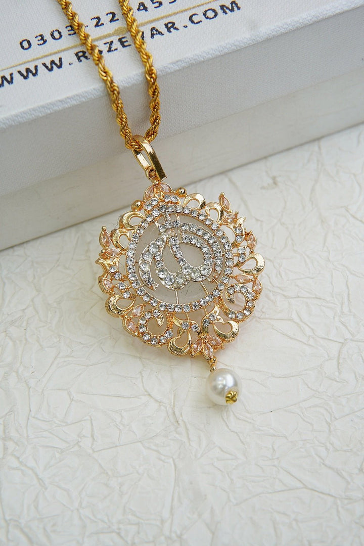 Turkish Islamic Pendant With Chain - RS ZEVARS