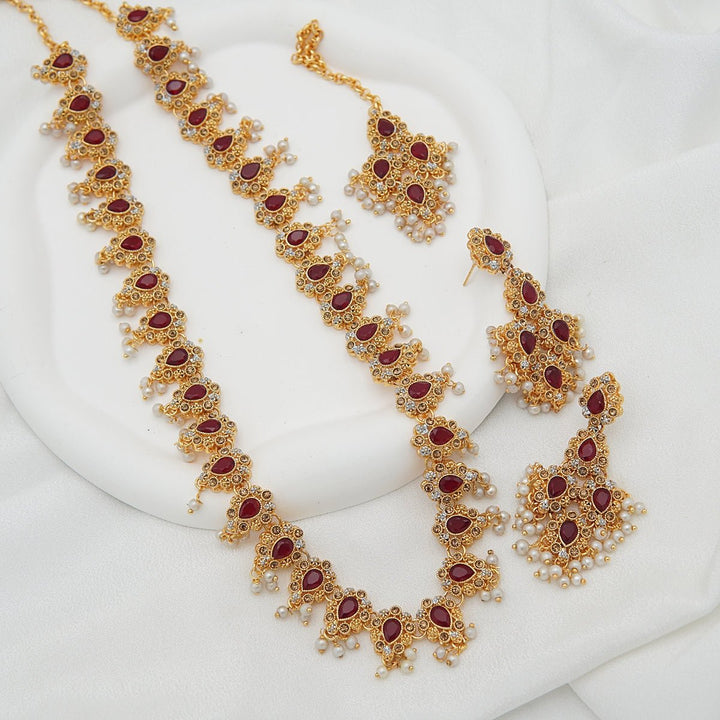 Turkish Long Ghini Mala Set - RS ZEVARS