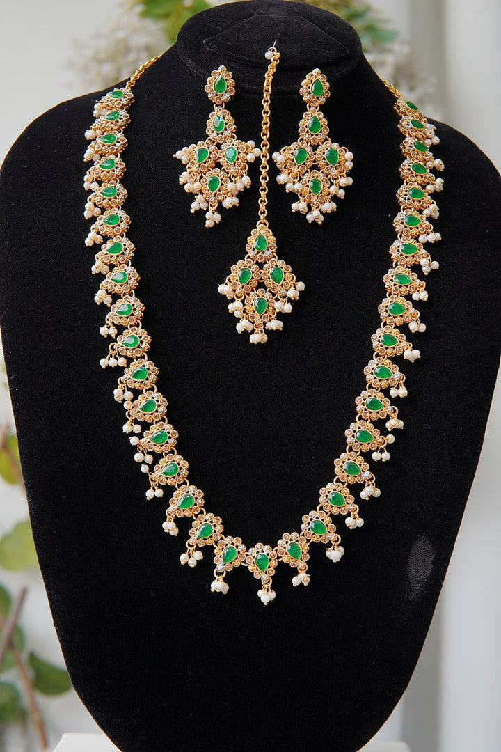Turkish Long Ghini Mala Set - RS ZEVARS