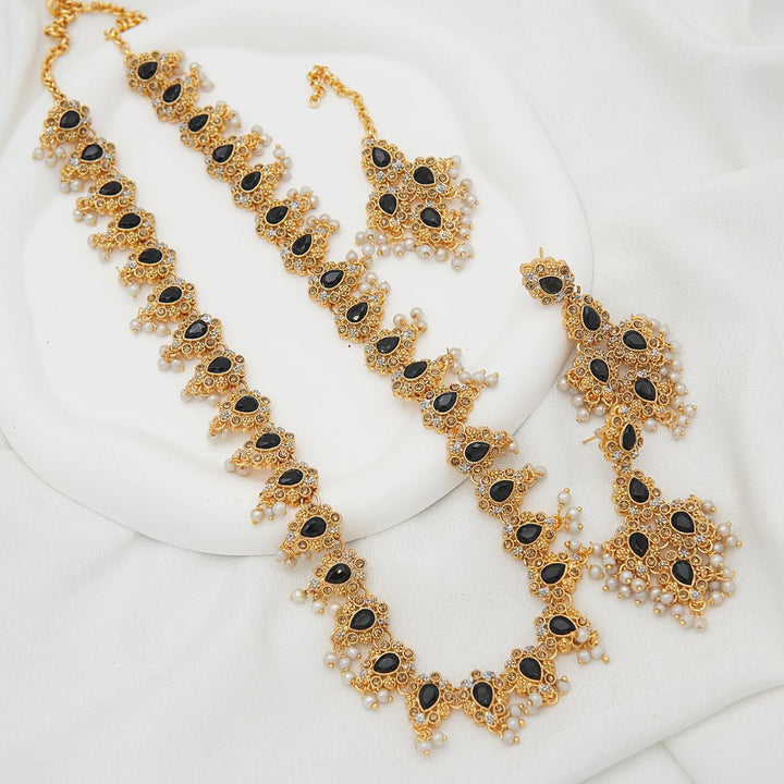 Turkish Long Ghini Mala Set - RS ZEVARS