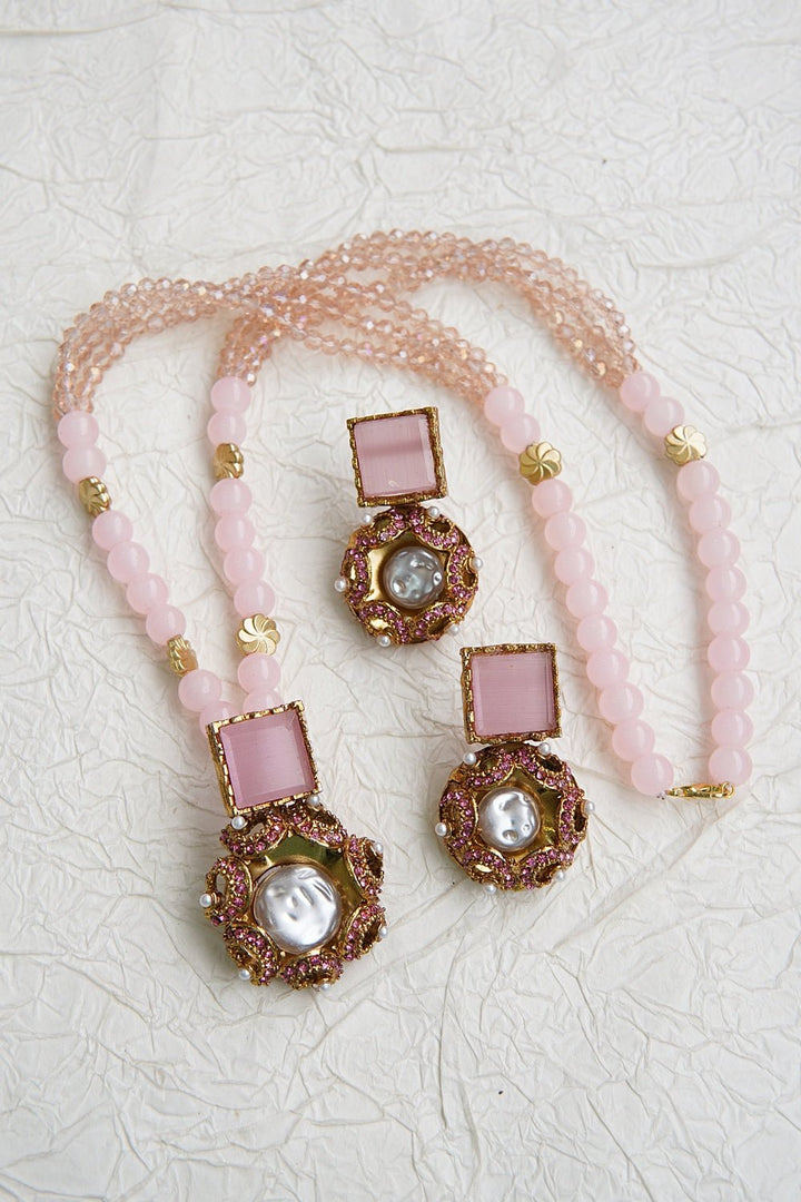 Turkish Long Mala Pendent Set - RS ZEVARS