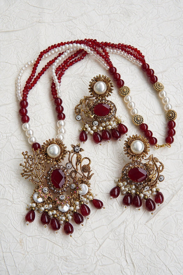 Turkish Majestic Gems Mala set - RS ZEVARS
