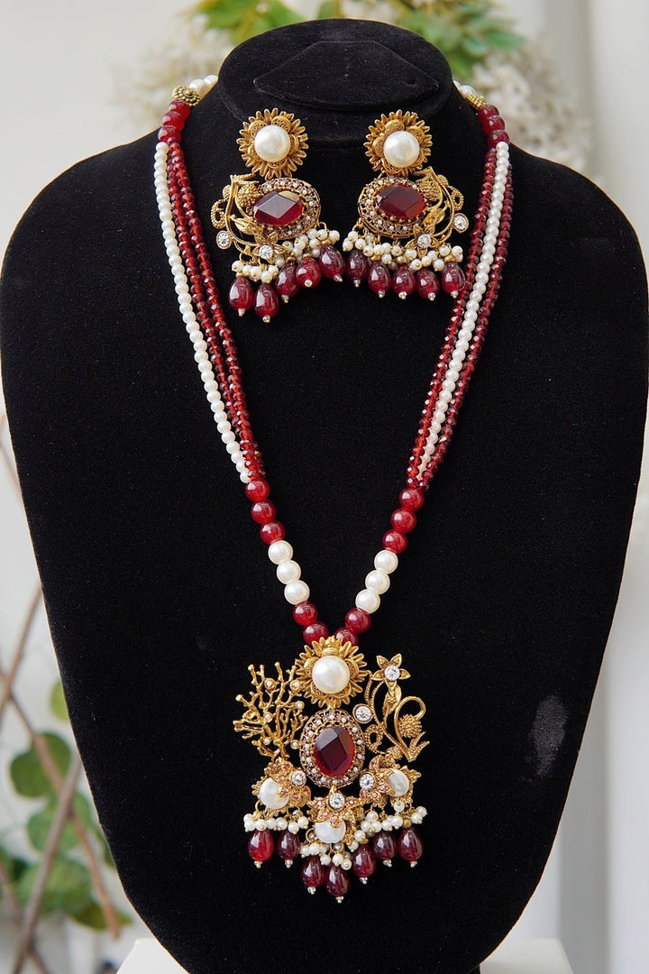 Turkish Majestic Gems Mala set - RS ZEVARS