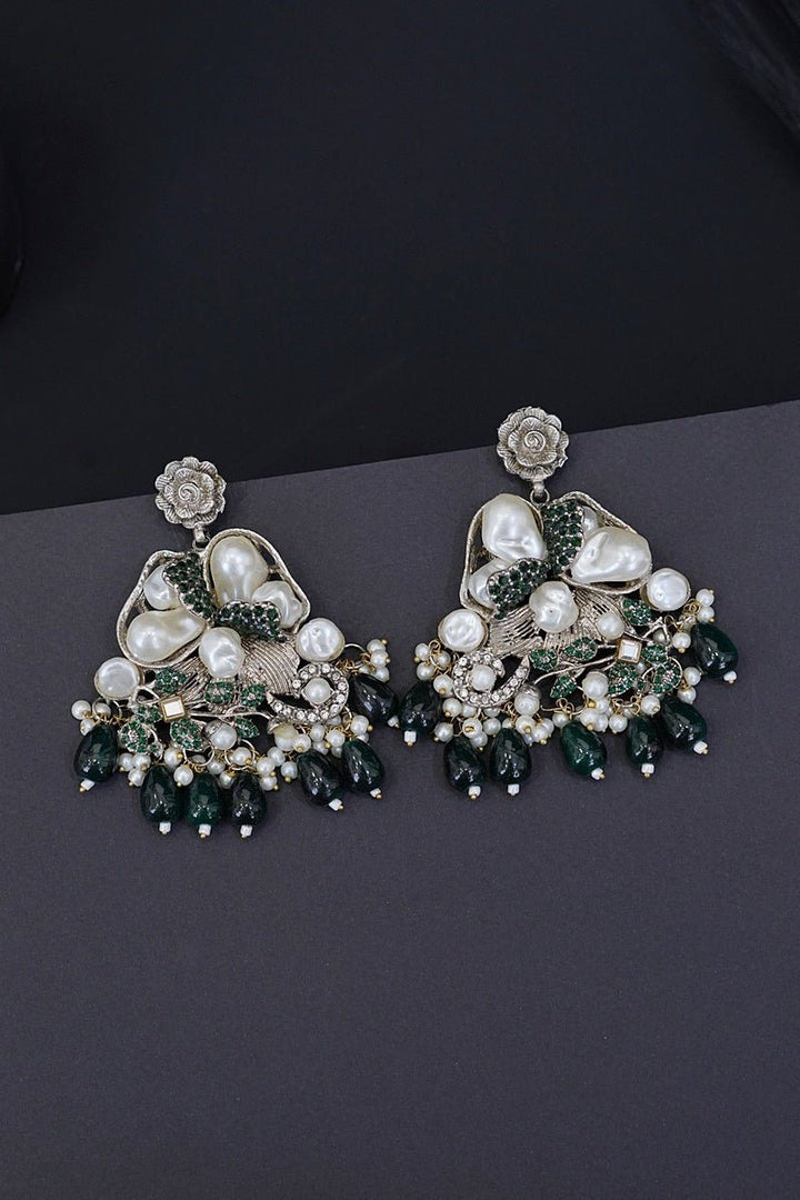 Turkish Mother Pearl Earrings - RS ZEVARS