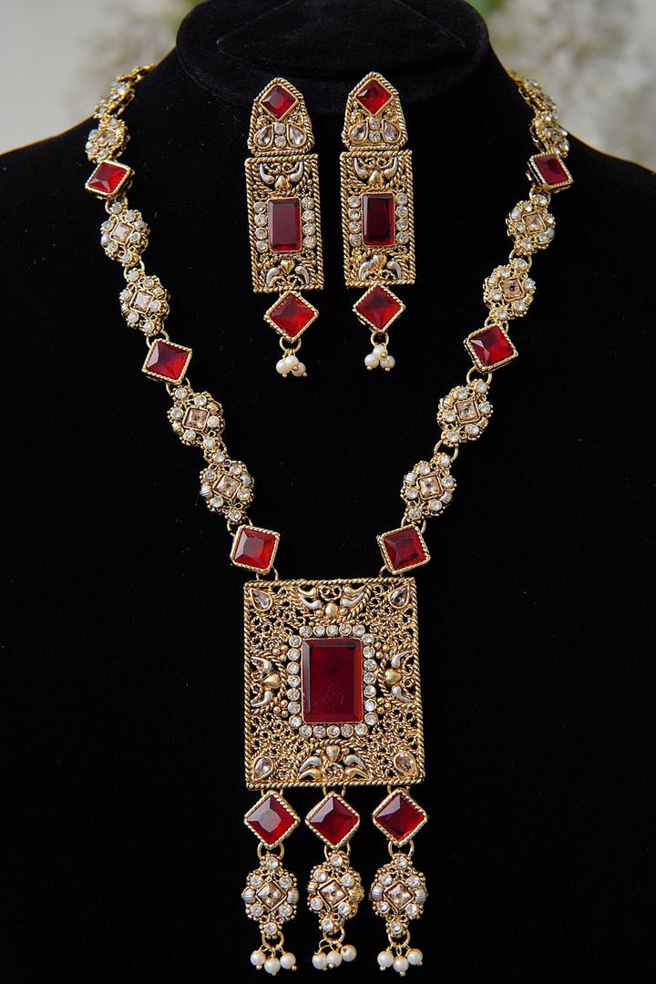 Turkish Pendant Mala Set - RS ZEVARS