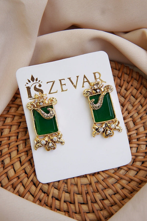 Turkish Precious Gem - Stone Studs - RS ZEVARS