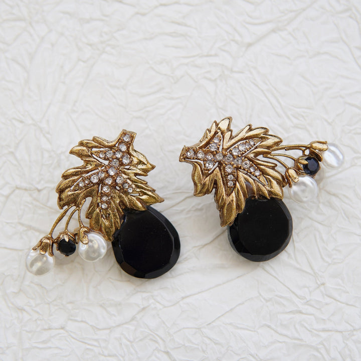Turkish Semi - Gemstones Designer Earrings - RS ZEVARS