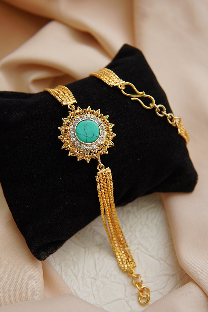 Turkish Stone Watch Style Bracelet - RS ZEVARS