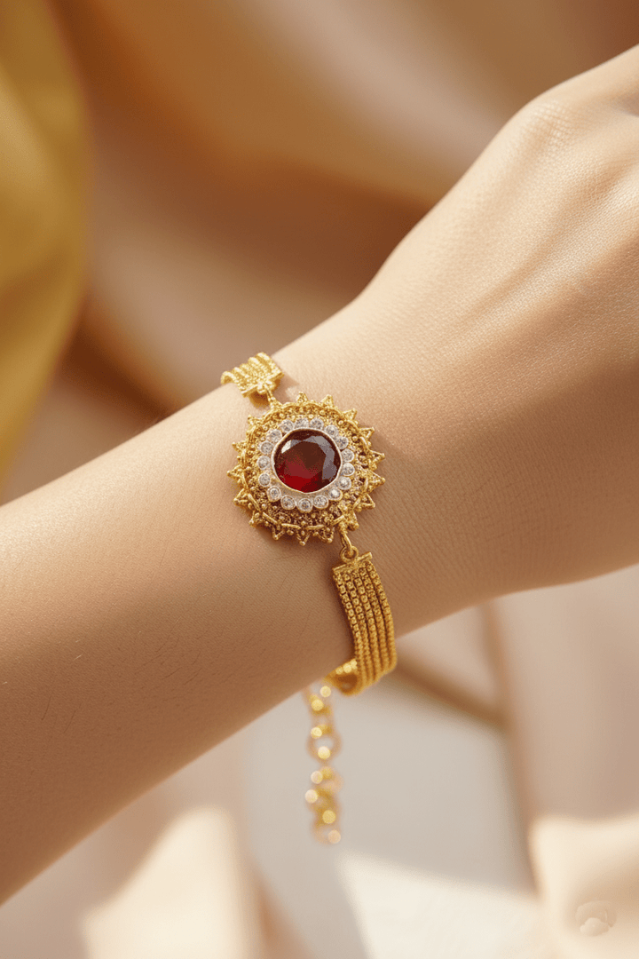 Turkish Stone Watch Style Bracelet - RS ZEVARS