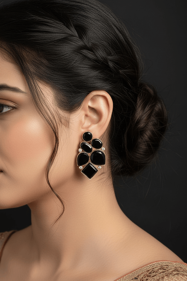 Turkish Studed Earrings - RS ZEVARS