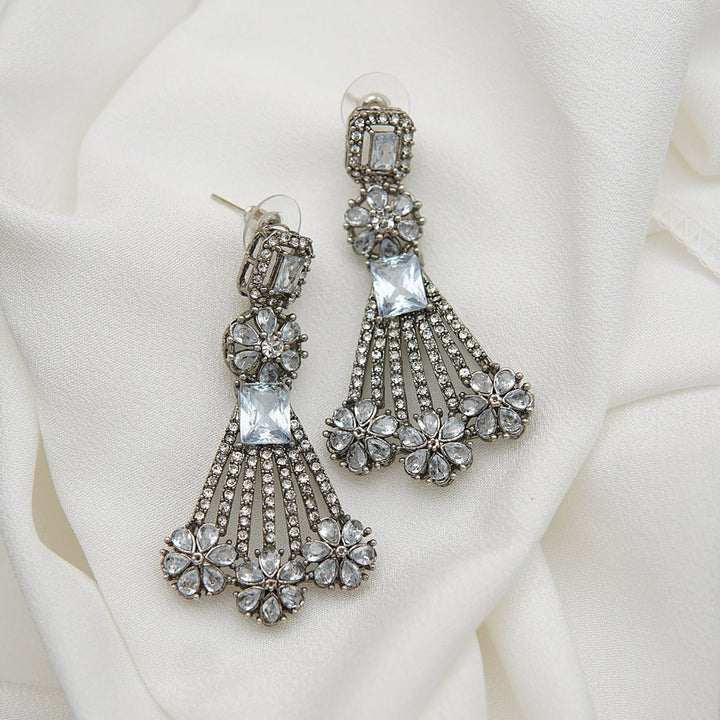 Victorian Gems & Stones Earrings - RS ZEVARS