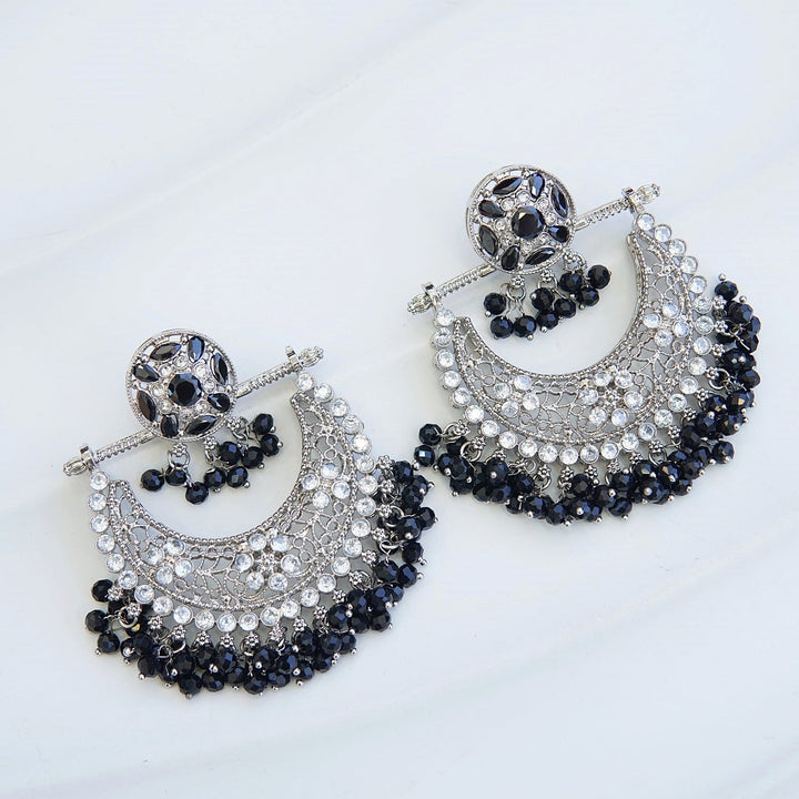 Zeenat Crescent Bali Earrings - RS ZEVARS